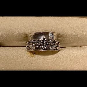 Sterling Silver Tribal Style Artisan Gypsy Ring